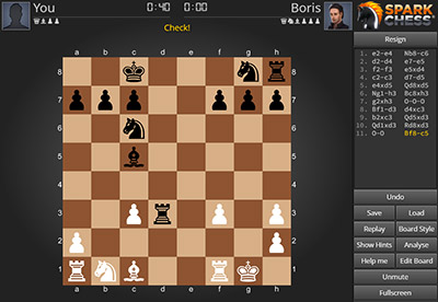 Beating Guru in Spark Chess App 
